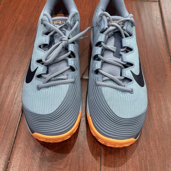Nike Zoom Vapor 12 CLY Ashen Slate Obsidian Sneakers HQ6026 400, Men’s Size 12.5